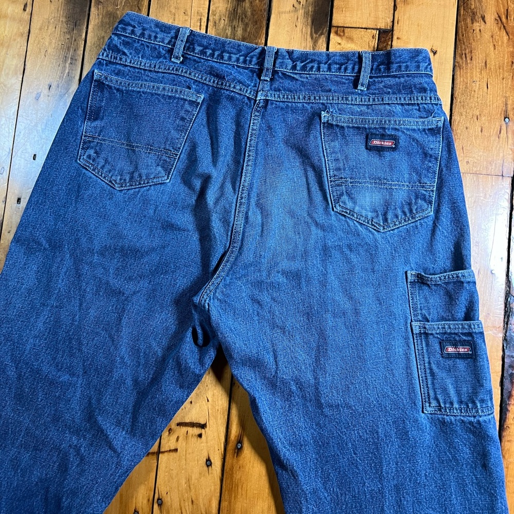 Dickies Men’s 38x30 Loose Fit Jeans Relaxed Carpenter Baggy Y2K Grunge Blue